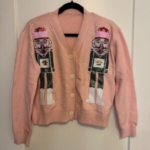 Pink Nutcracker Cardigan